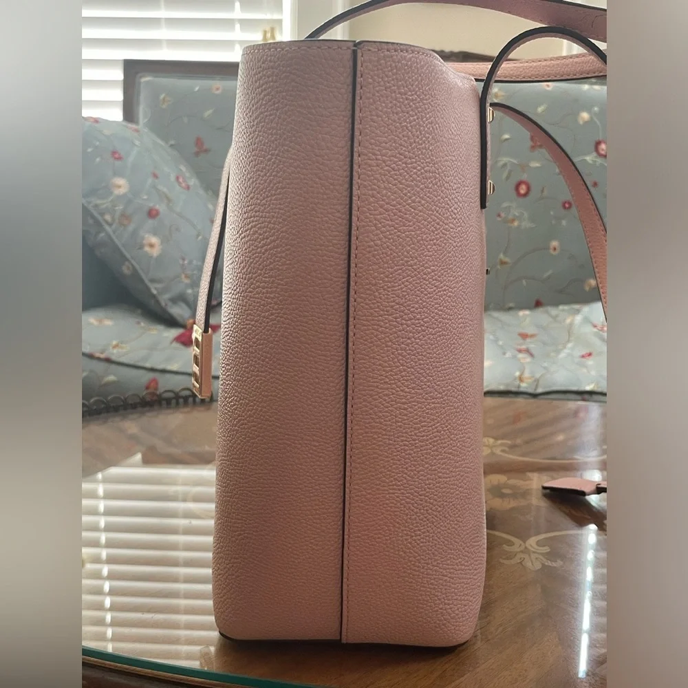 VGC Michael Kors Bag Karson Pastel Pink Leather Large Tote